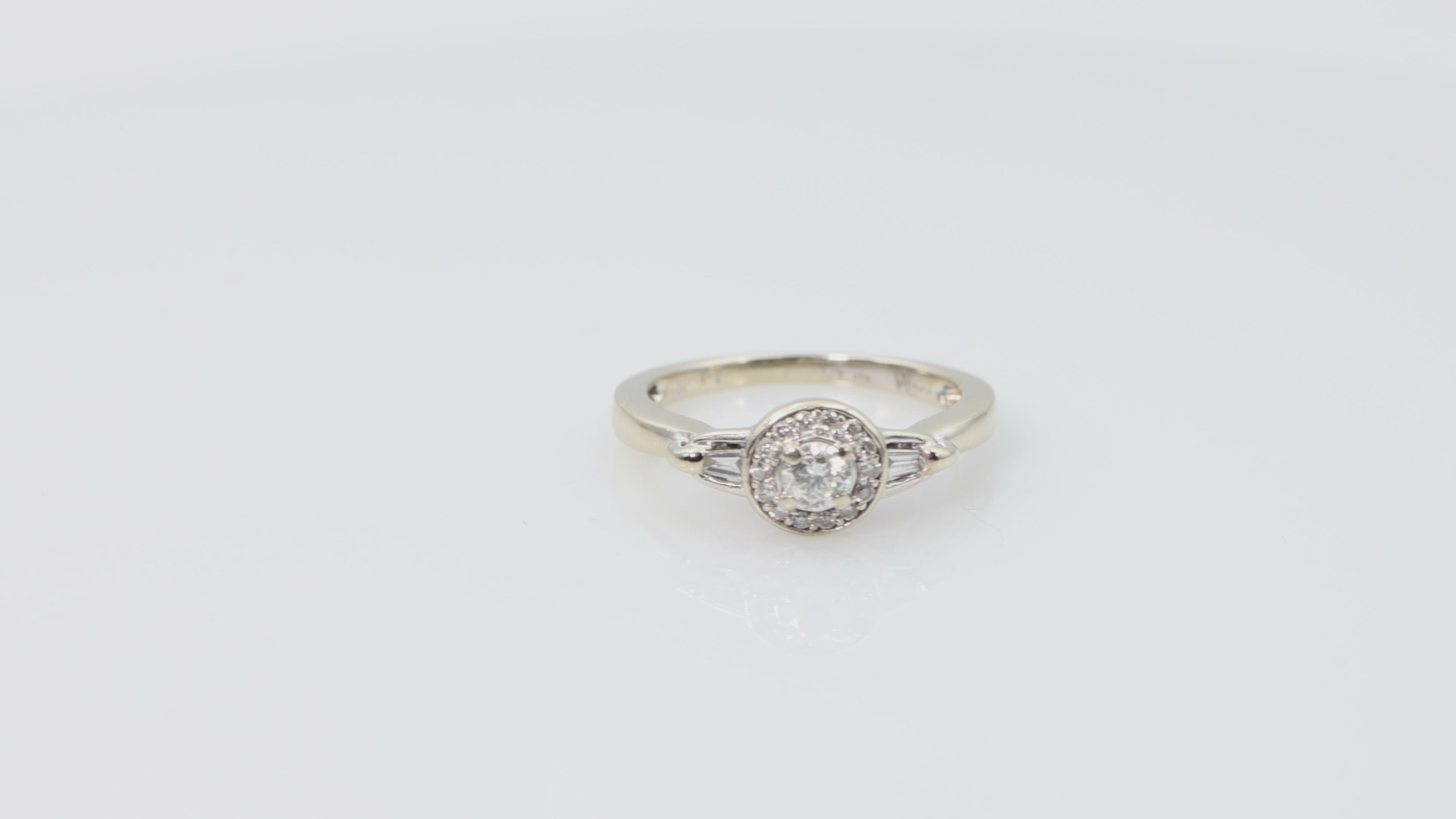 Diamond 14k White Gold Ring