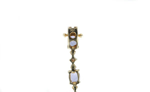 Oval Tanzanite Bracelet in 14k Yellow Gold