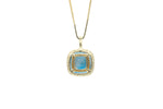 Load image into Gallery viewer, London Blue Topaz Pendant 14k Yellow Gold
