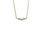 Load image into Gallery viewer, 3 Stone Diamond Necklace
