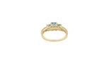 Load image into Gallery viewer, Princess Cut London Blue Topaz with Diamonds
