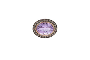 Oval Checkerboard Ring