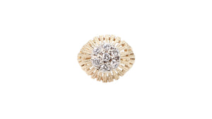 7 Stone Diamond Starburst Ring