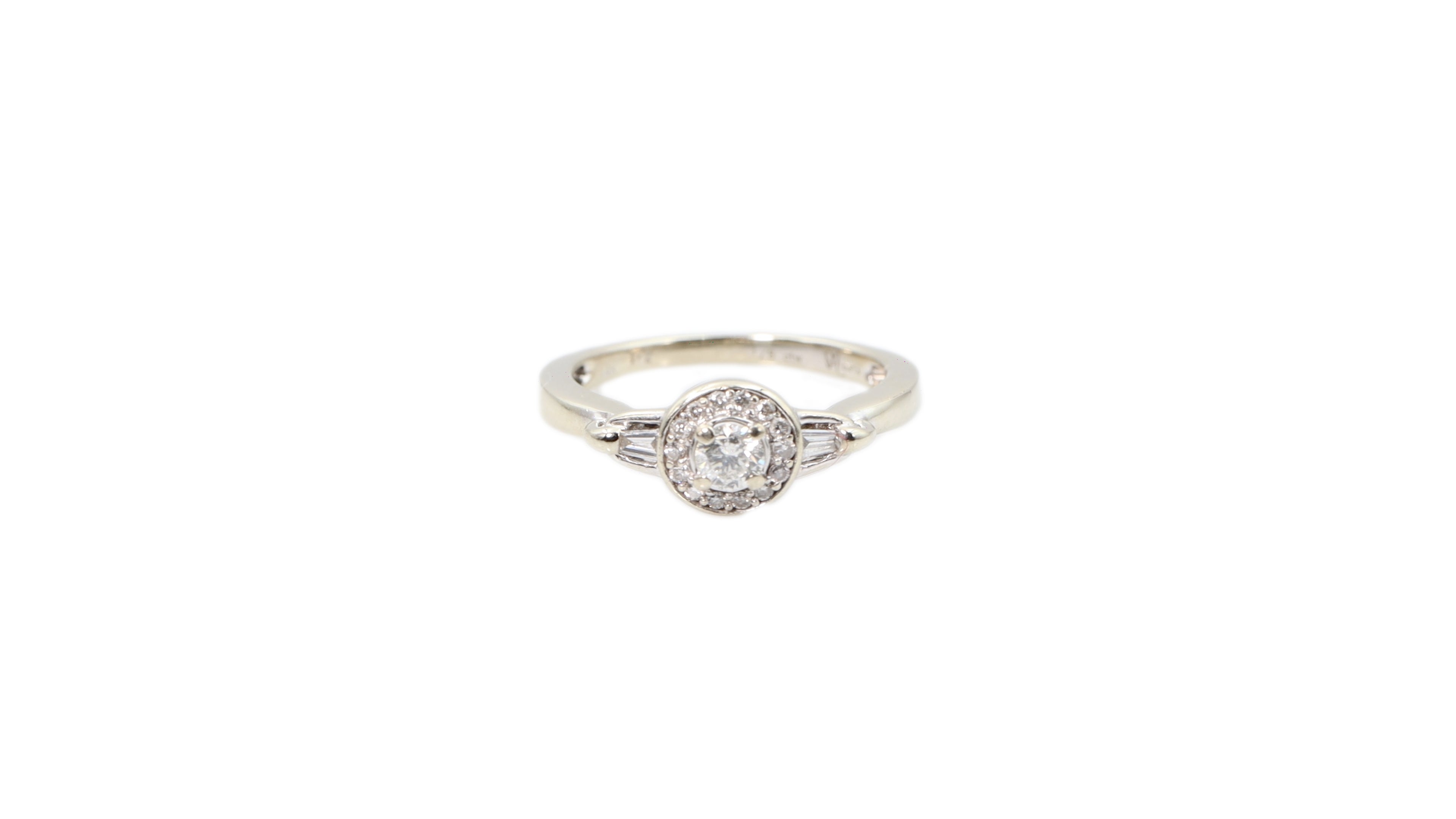 Diamond 14k White Gold Ring