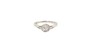 Diamond 14k White Gold Ring