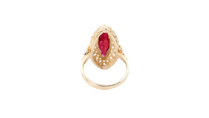 Marquee Ruby 14k Yellow Gold Ring