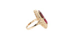 Load image into Gallery viewer, Marquee Ruby 14k Yellow Gold Ring
