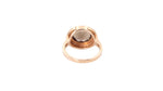 Load image into Gallery viewer, Smoky Topaz Oval with Diamond Halo in 14k Rose Gold
