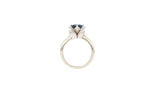 Load image into Gallery viewer, London Blue Topaz Flora Design 14k White Gold
