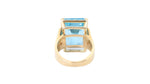 Load image into Gallery viewer, Blue Topaz and Diamond Ring in 14k Gold
