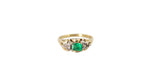 Load image into Gallery viewer, Emerald and Diamond Ring
