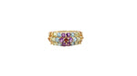 Load image into Gallery viewer, Multi Gemstone Band in 10k Gold
