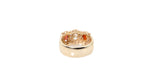 Load image into Gallery viewer, Diamond and Garnet Ring in 14k Yellow Gold
