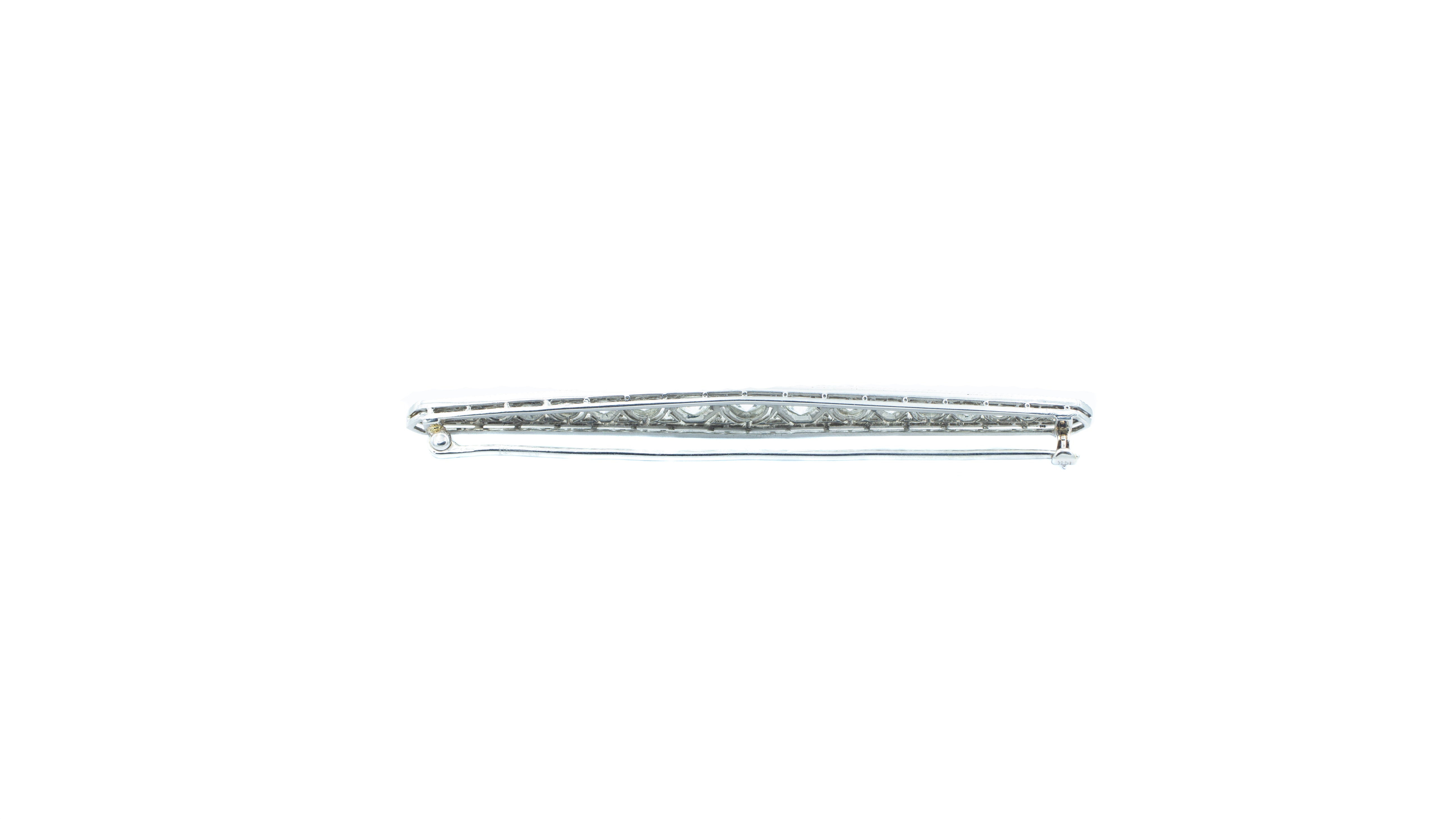 1930s Tiffany & Co. Platinum Edge Bar Pin