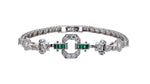 Load image into Gallery viewer, Vintage Platinum and White Gold Diamond Bracelet
