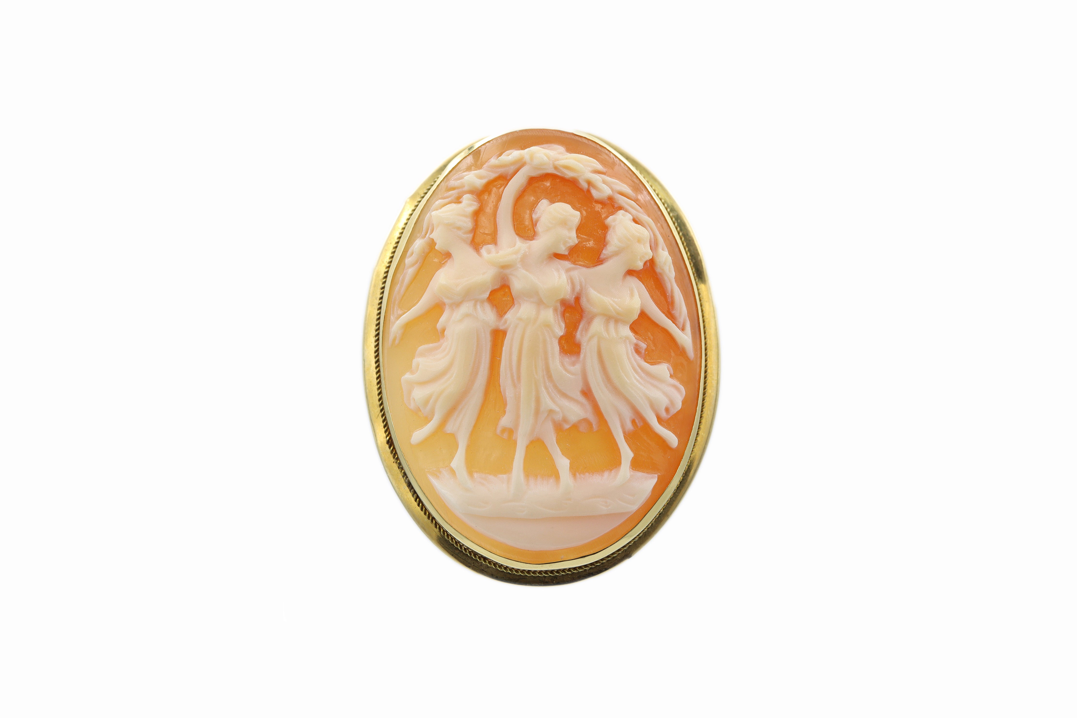 Italian Cameo 3 Dancing Ladies