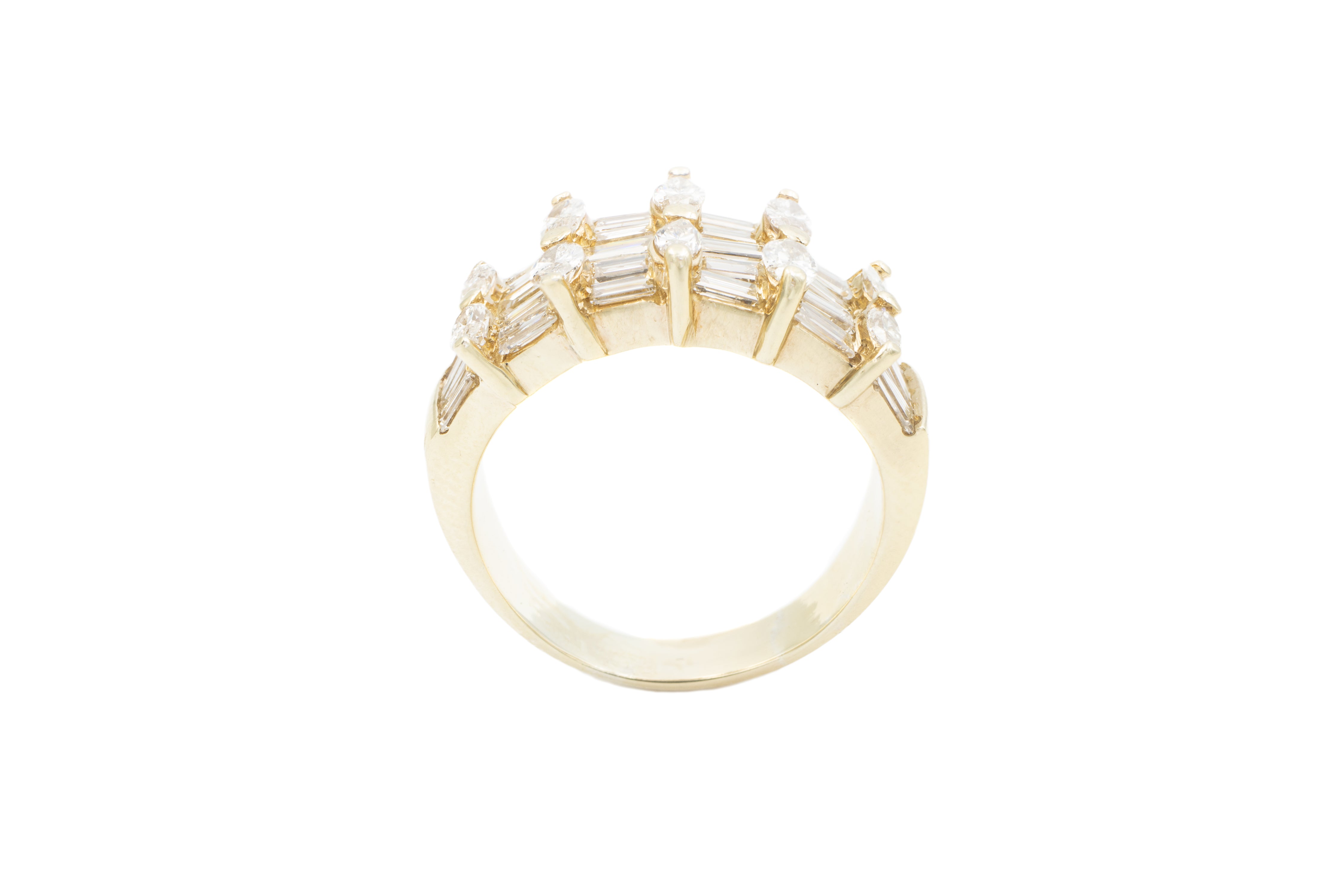 Baguette and Marquis Diamond Band Ring