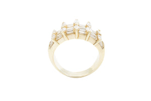 Baguette and Marquis Diamond Band Ring