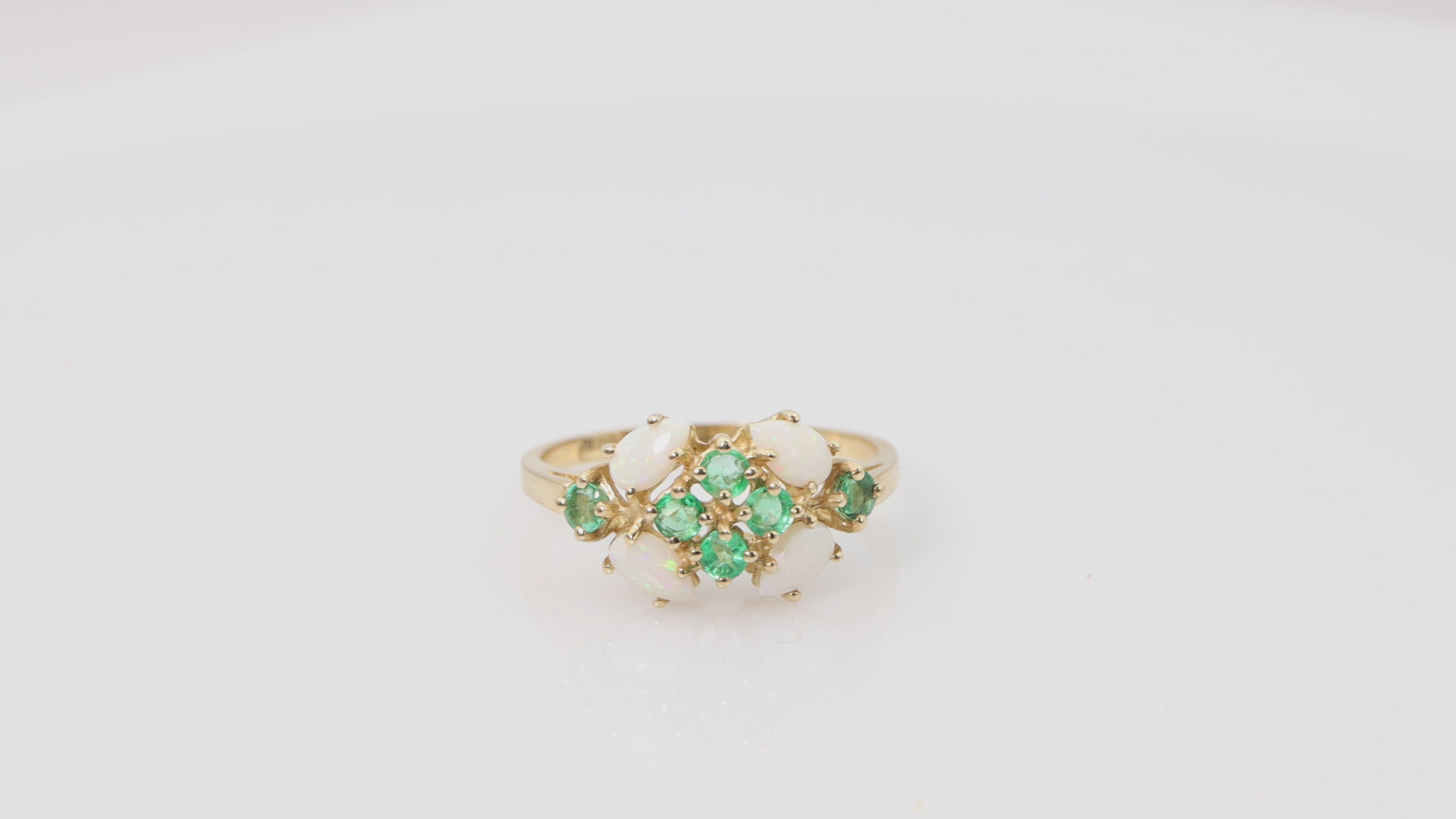 Opal Pear Ring